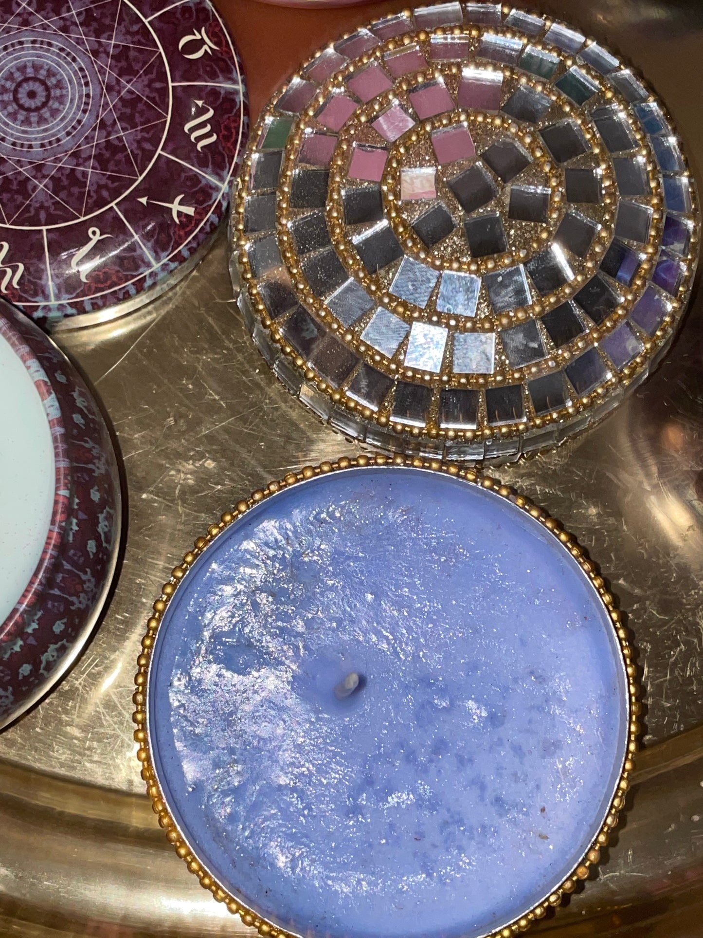 Zodiac Tin Candles