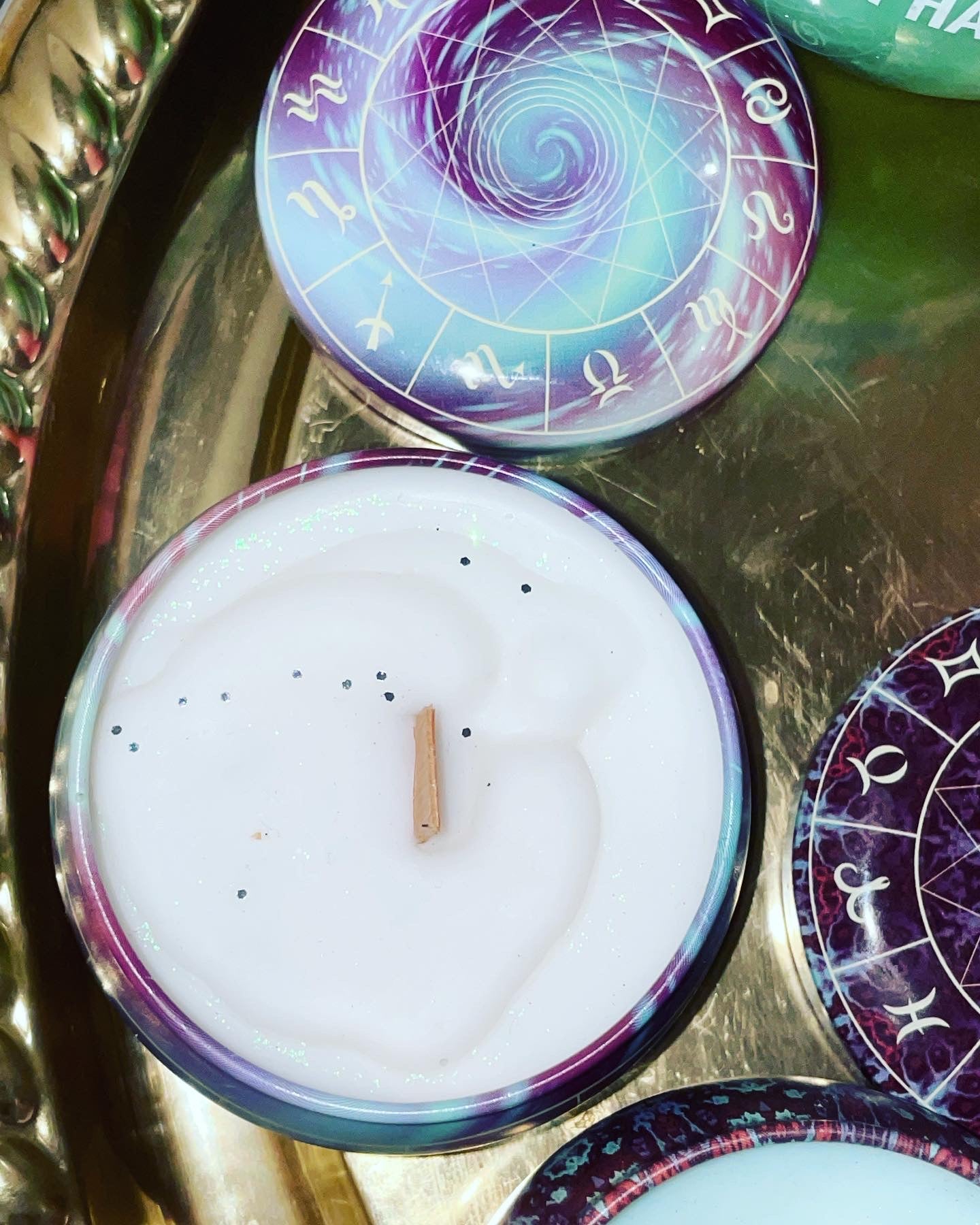 Zodiac Tin Candles