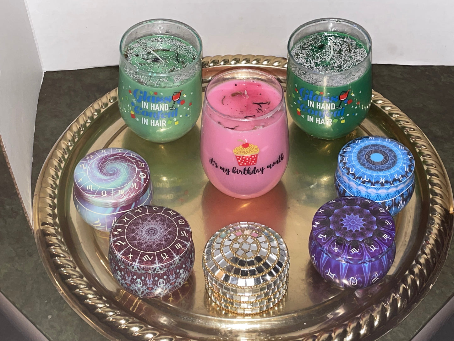 Zodiac Tin Candles