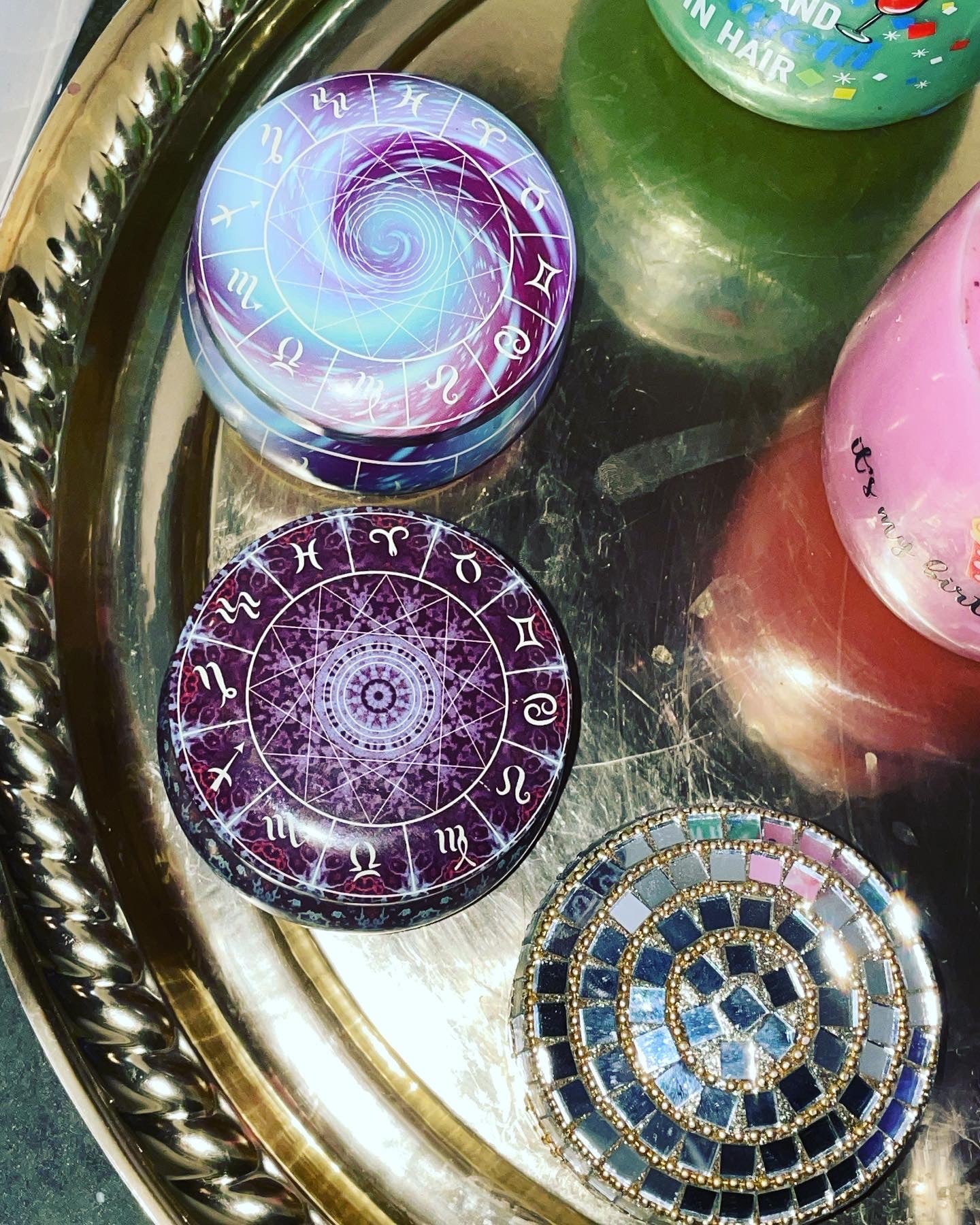 Zodiac Tin Candles
