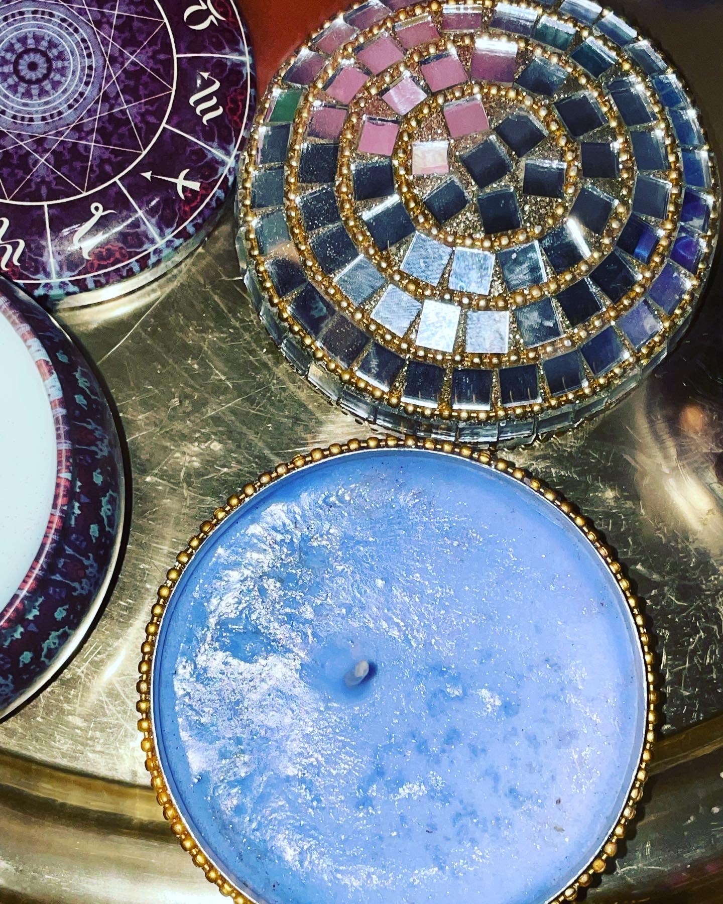Zodiac Tin Candles